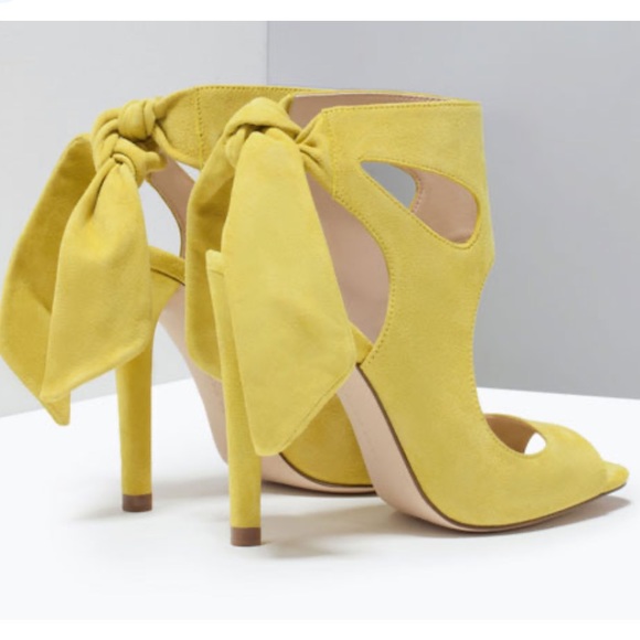 Suede Zara tie back heels - Picture 2 of 9